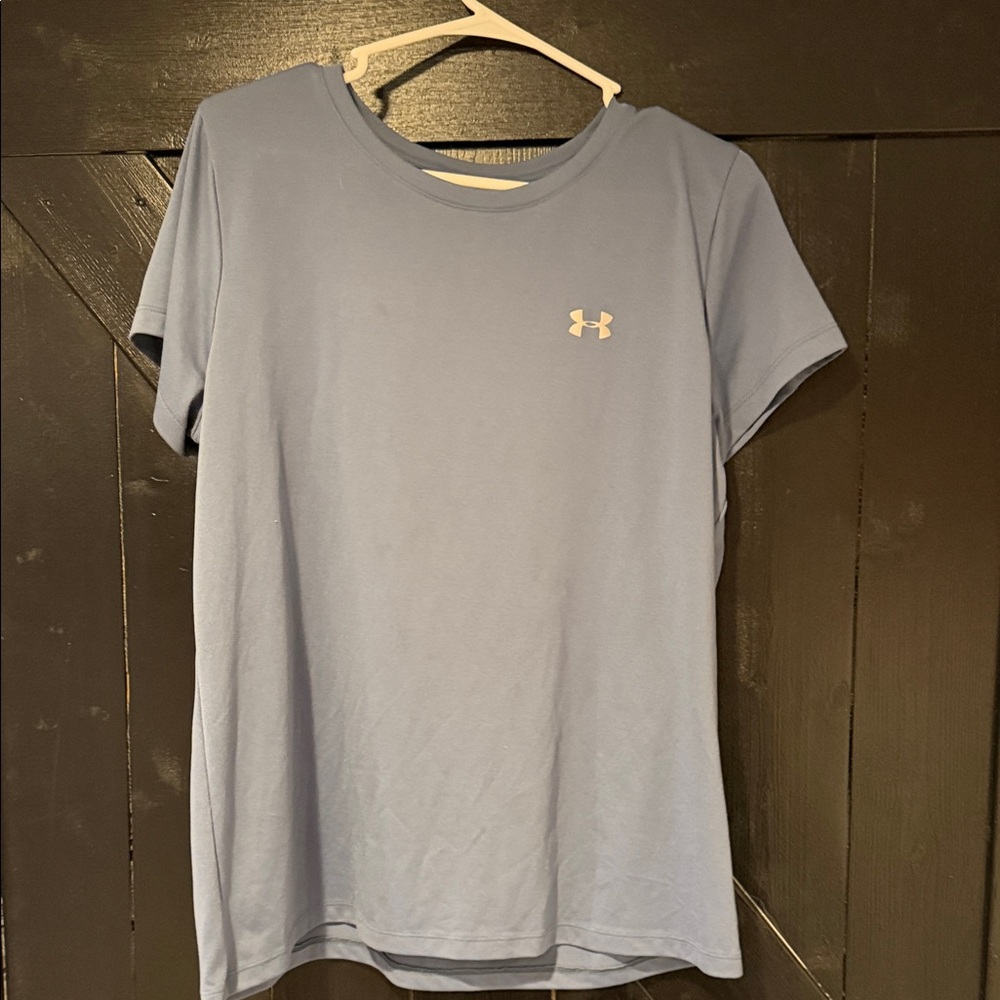 Under Armour Women's Light Blue Short Sleeve Tee